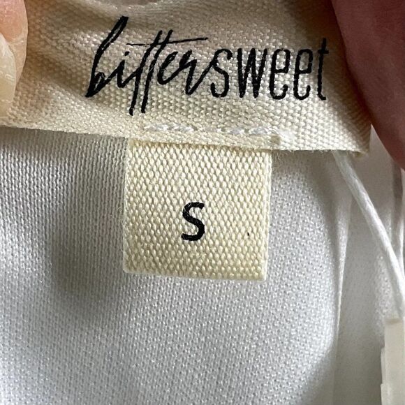 Bittersweet Hold On To Me Mini Dress, Women's Small, NWT, White - Picture 11 of 15